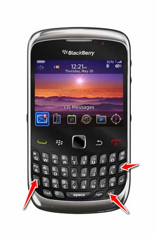 How to Soft Reset BlackBerry Curve 3G 9300