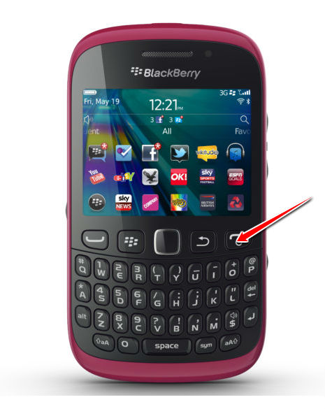 How to remove password at BlackBerry Curve 9320