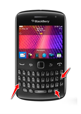 How to Soft Reset BlackBerry Curve 9350