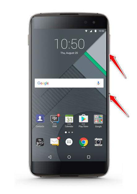 How to put BlackBerry DTEK60 in Bootloader Mode