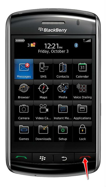 Hard Reset for BlackBerry Storm2 9550