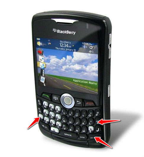 How to Soft Reset BlackBerry Curve 8310