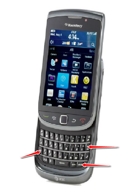 How to Soft Reset BlackBerry Torch 9800