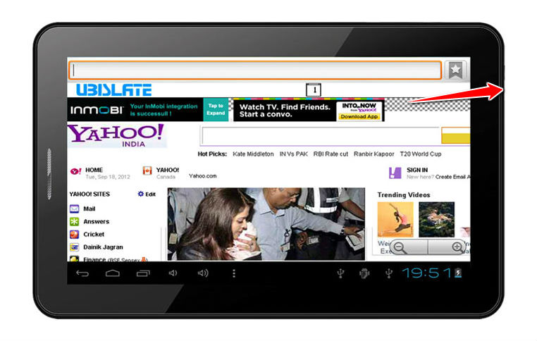 Hard Reset for Datawind UbiSlate 7Cx