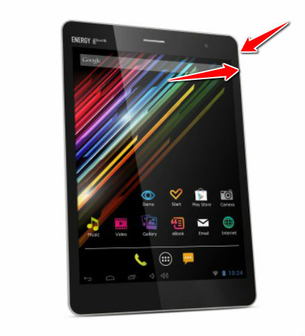 How to put your Energy Sistem Tablet I8 QUAD 3G into Recovery Mode