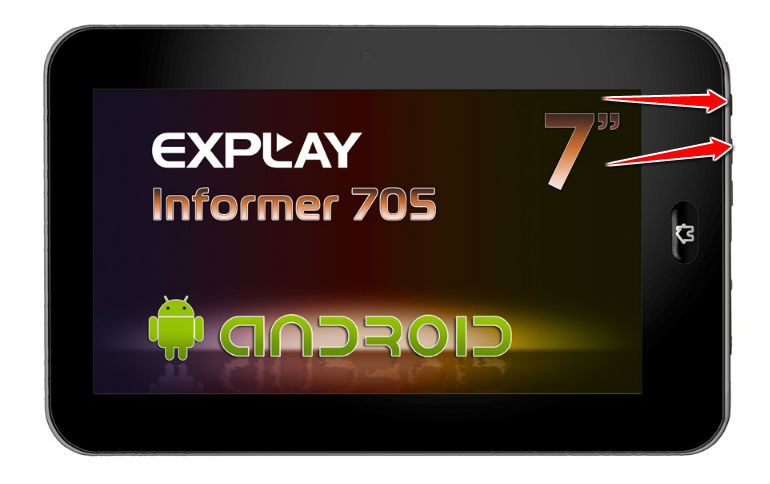 How to put your EXPLAY 705 Informer into Recovery Mode