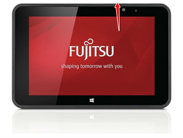 How to put Fujitsu Stylistic V535R in Troubleshoot Mode