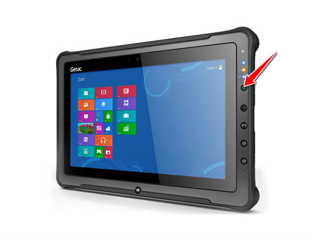 How to put Getac F110 in Bootloader Mode