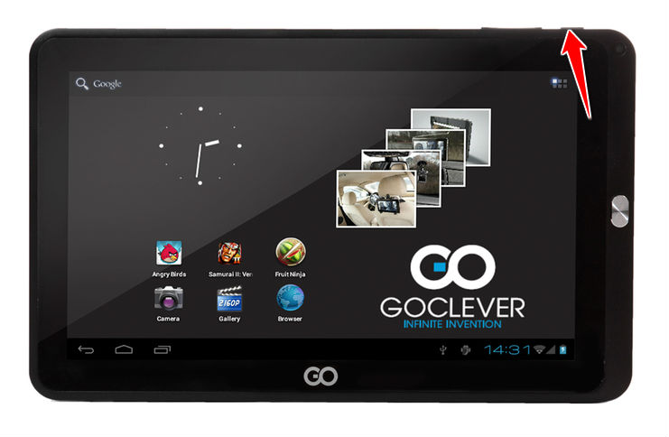 Hard Reset for GOCLEVER Tab A101