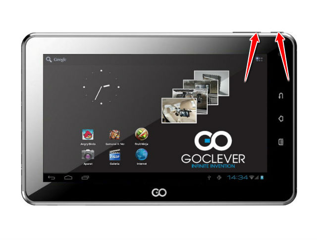How to put your GOCLEVER Tab A103 into Recovery Mode