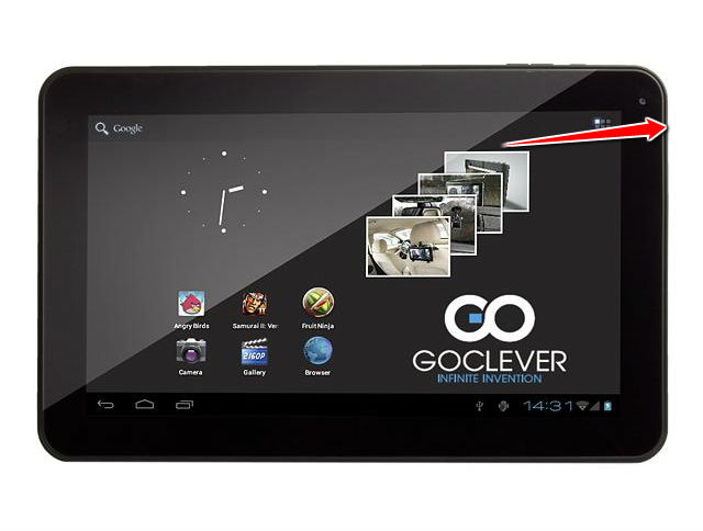 Hard Reset for GOCLEVER Tab R104