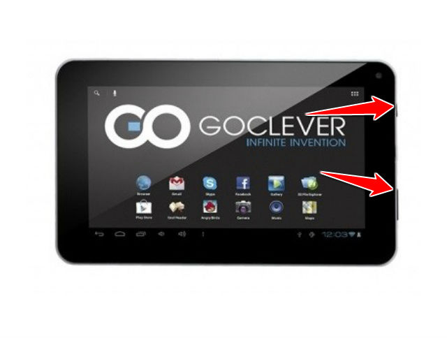 How to put your GOCLEVER Tab R70 into Recovery Mode