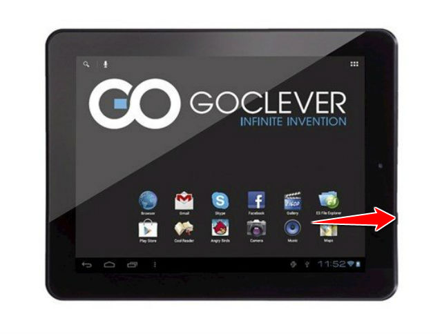 Hard Reset for GOCLEVER Tab R973