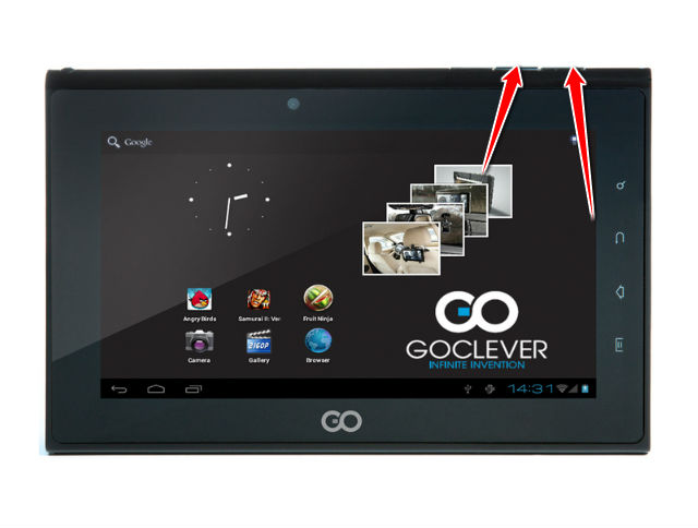 How to put your GOCLEVER Tab T75 into Recovery Mode