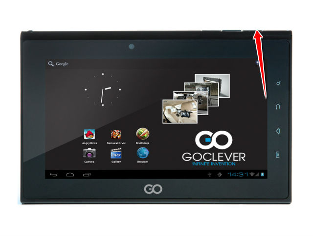 Hard Reset for GOCLEVER Tab T75