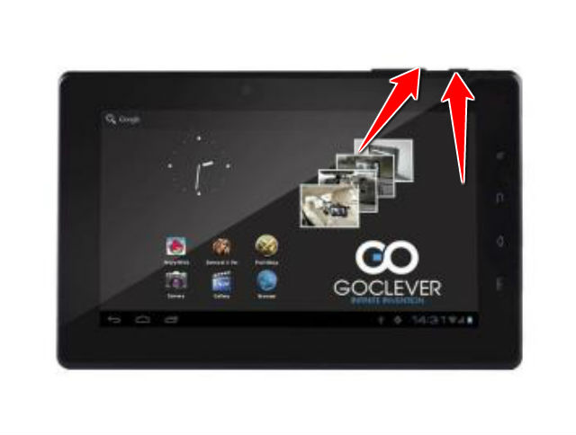 How to put your GOCLEVER Tab T76GPS into Recovery Mode