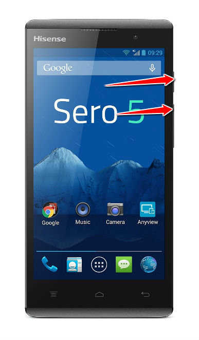 How to put your Hisense Sero 5 into Recovery Mode