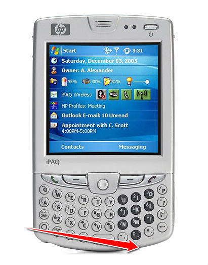 How to Soft Reset HP iPAQ hw6915