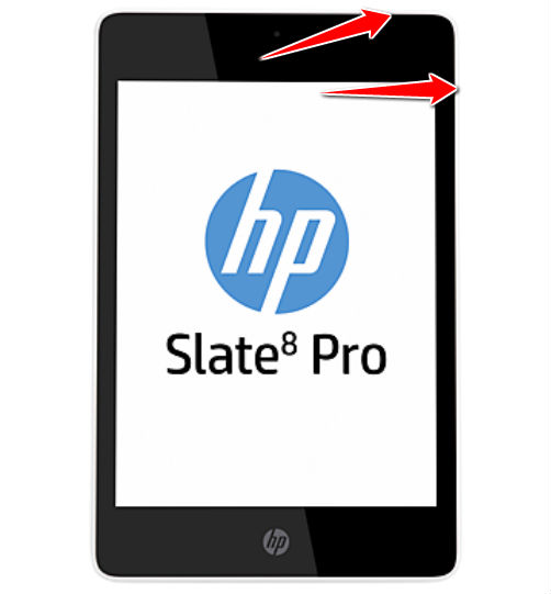 How to put HP Slate8 Pro in Bootloader Mode