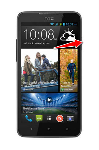How to put your HTC Desire 516 dual sim into Recovery Mode