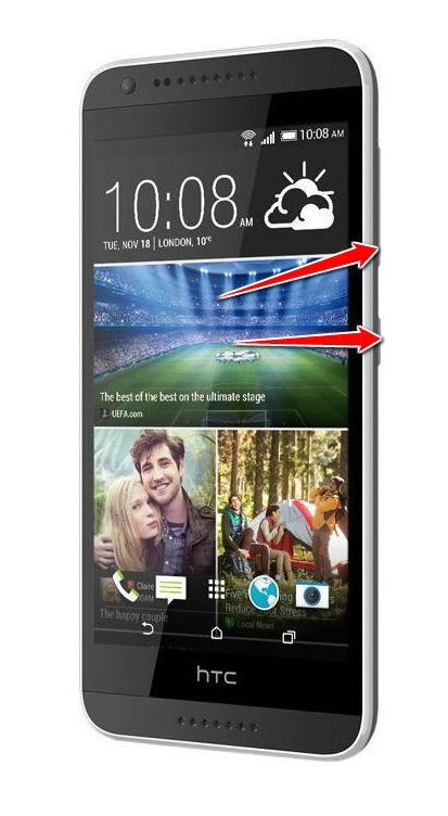 How to put HTC Desire 620 in Fastboot Mode