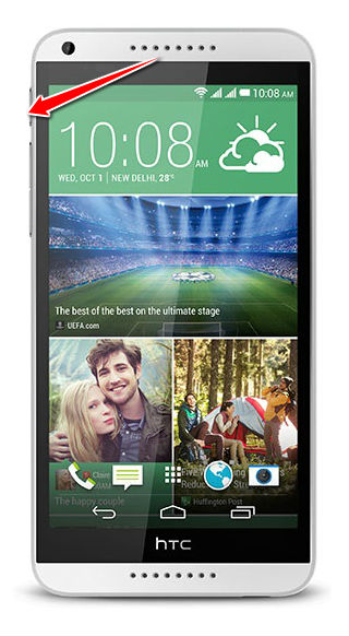 How to put HTC Desire 816G dual sim in Fastboot Mode