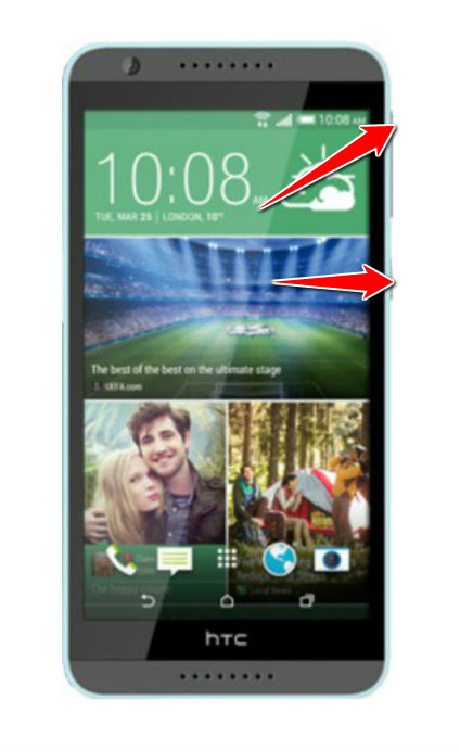 How to put your HTC Desire 820G+ dual sim into Recovery Mode