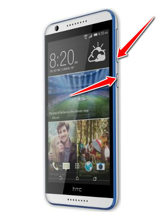 How to put HTC Desire 820q dual sim in Fastboot Mode