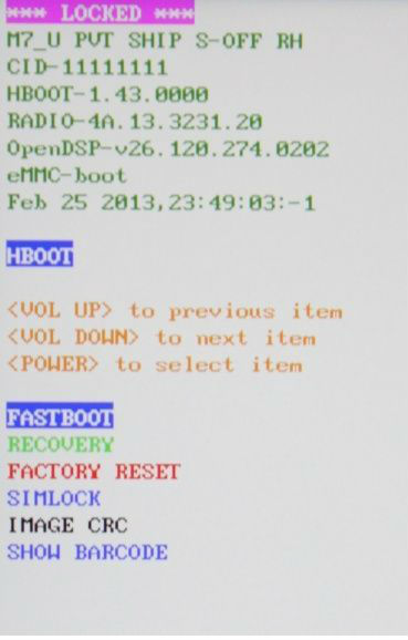 How to put HTC Evo 4G in Bootloader Mode