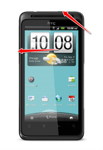 How to put HTC Hero S in Fastboot Mode