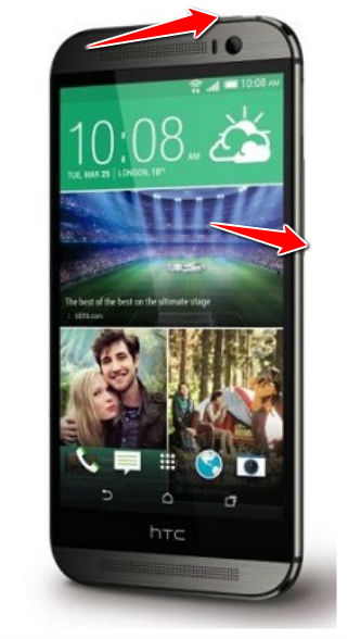 How to put HTC One M8s in Bootloader Mode