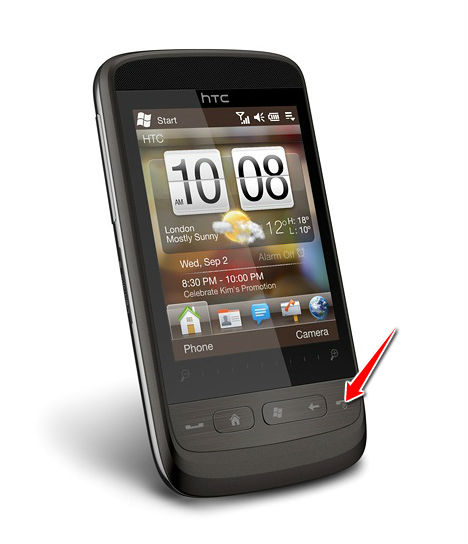 Hard Reset for HTC Touch2
