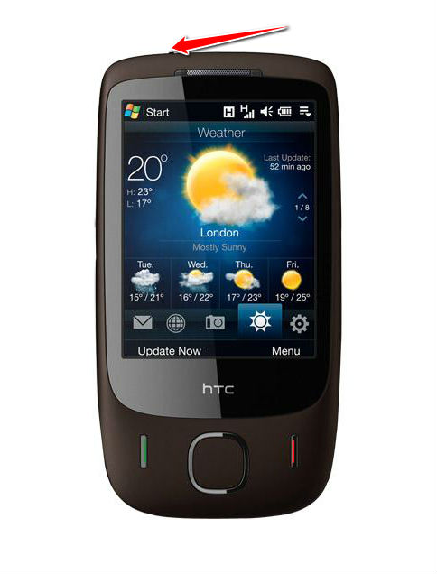 How to Soft Reset HTC Touch 3G
