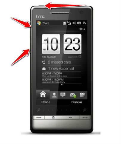 Hard Reset for HTC Touch Diamond2