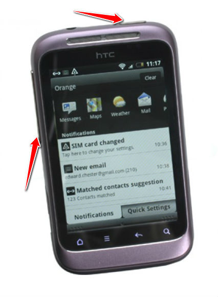 Hard Reset for HTC Wildfire S
