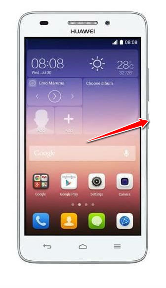How to put your Huawei Ascend G620s into Recovery Mode