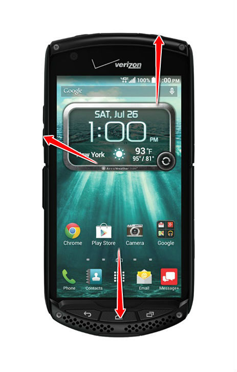 How to put your Kyocera Brigadier into Recovery Mode