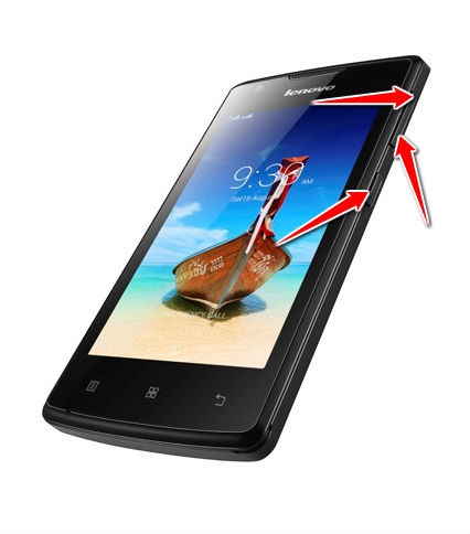 How to put your Lenovo A1000 into Recovery Mode