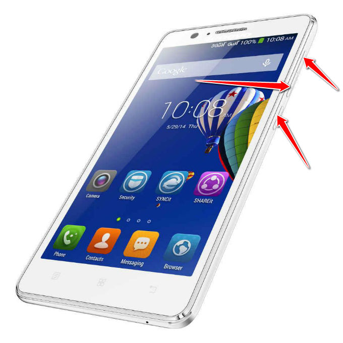How to put your Lenovo A536 into Recovery Mode