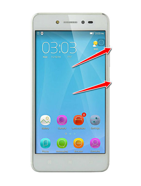 How to put Lenovo S90 Sisley in Fastboot Mode