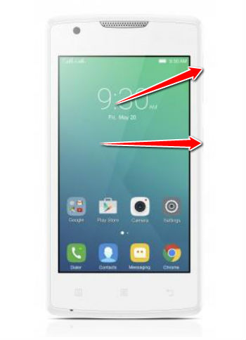 How to put Lenovo Vibe A in Fastboot Mode