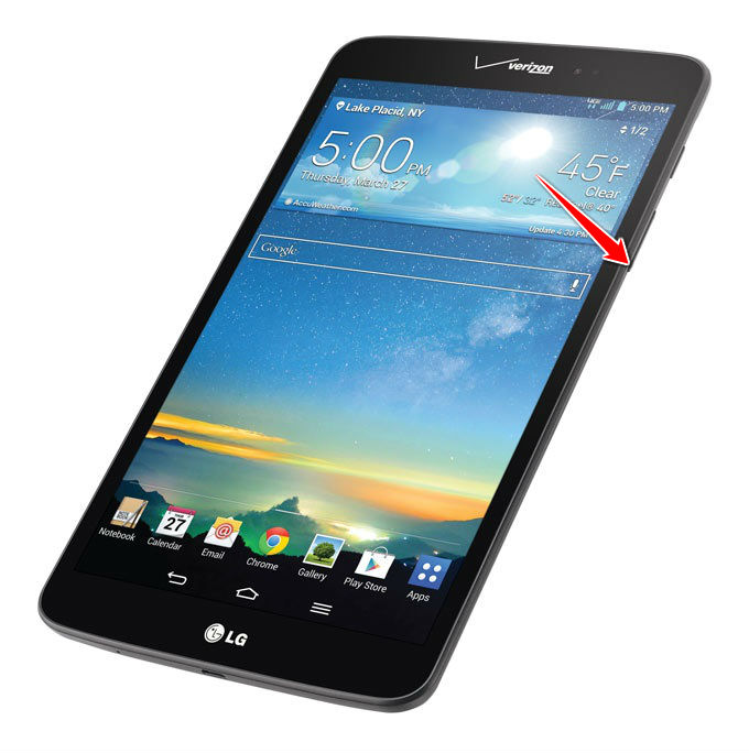 How to enter the safe mode in LG G Pad 8.3 LTE
