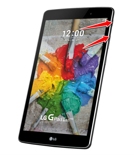 How to put LG G Pad III 8.0 FHD in Download Mode