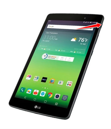 How to enter the safe mode in LG G Pad X 8.0