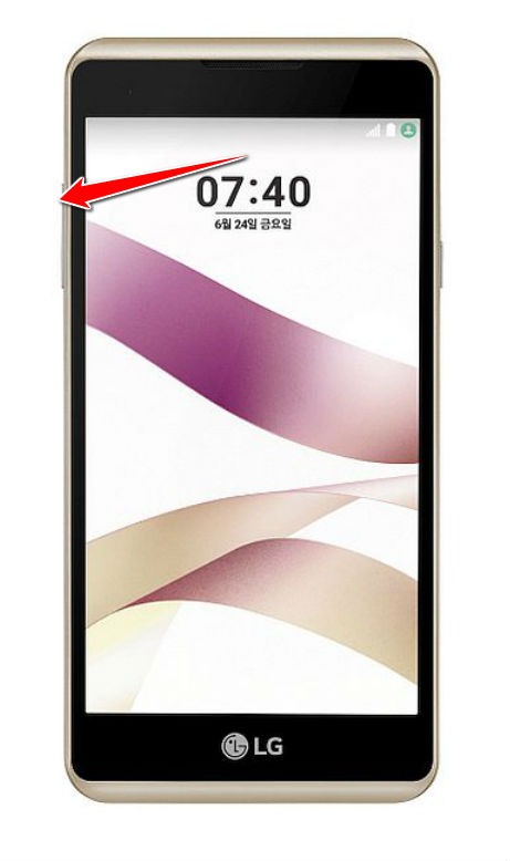 How to put LG X Skin in Download Mode