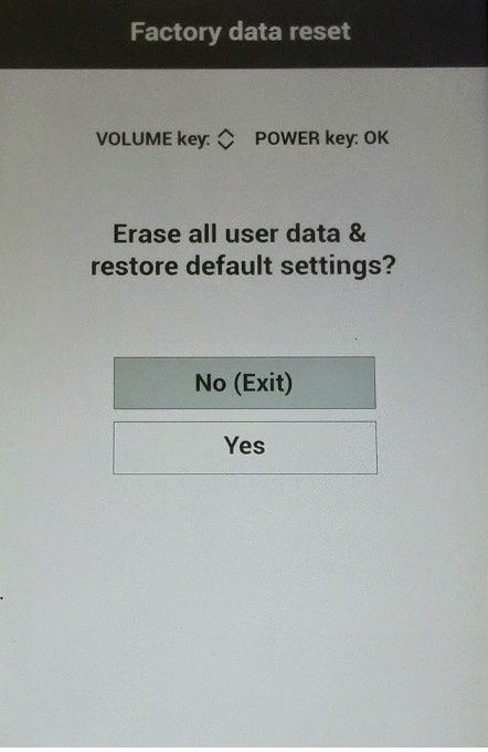 Hard Reset for LG X Style