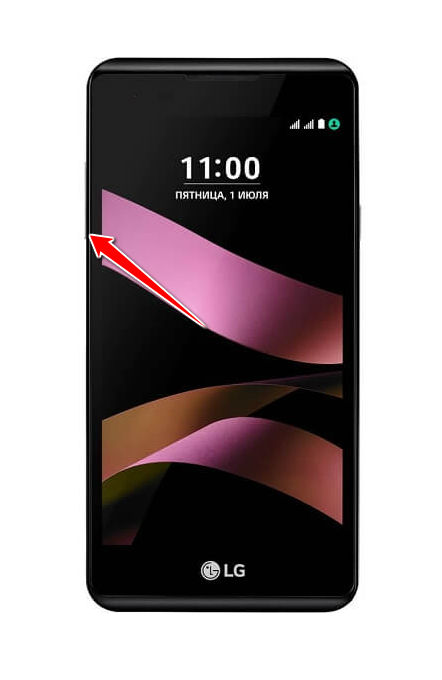 How to enter the safe mode in LG X Style