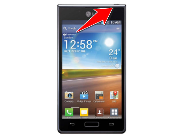 How to enter the safe mode in LG Optimus L7 P700