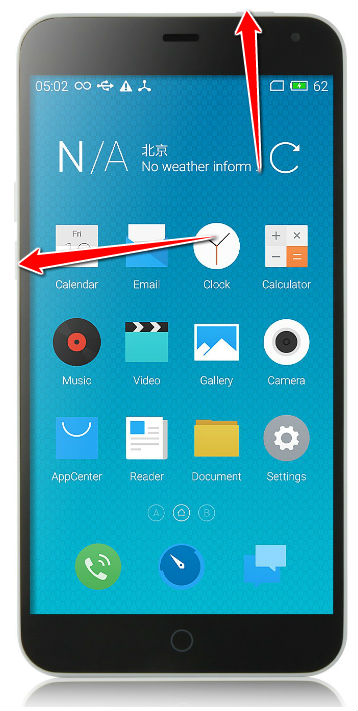 How to put Meizu m1 note in Fastboot Mode