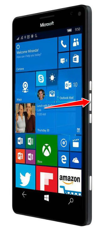 Hard Reset for Microsoft Lumia 950 XL
